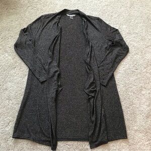 Nygard Heather Black Cardigan with Stud Details Size Medium